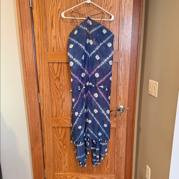 lovestitch Other - Lovestitch Blue Tie-Dye Cotton Sarong Medium/Large NWOT